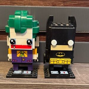 LEGO Batman and Joker BrickHeadz Set - Black, Green, Purple